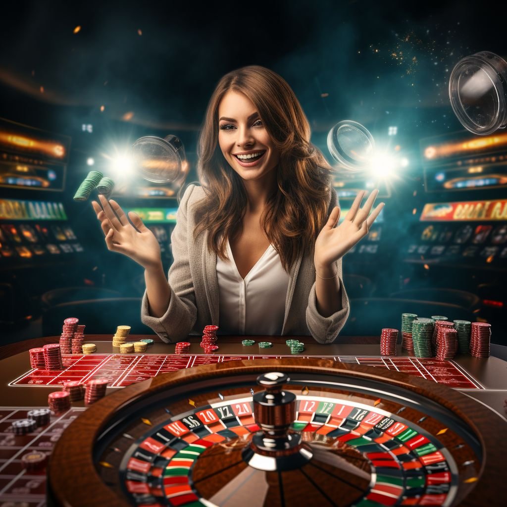 Casino-style entertainment hub connected with sports and game lobby areas